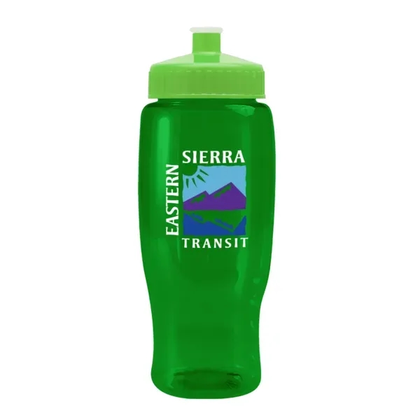 27 oz. transparent recycled PET bottle with push-pull lid.... from ASI 88060 Snugz/USA Inc