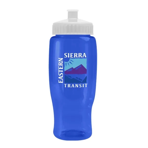 27 oz. transparent recycled PET bottle with push-pull lid.... from ASI 88060 Snugz/USA Inc