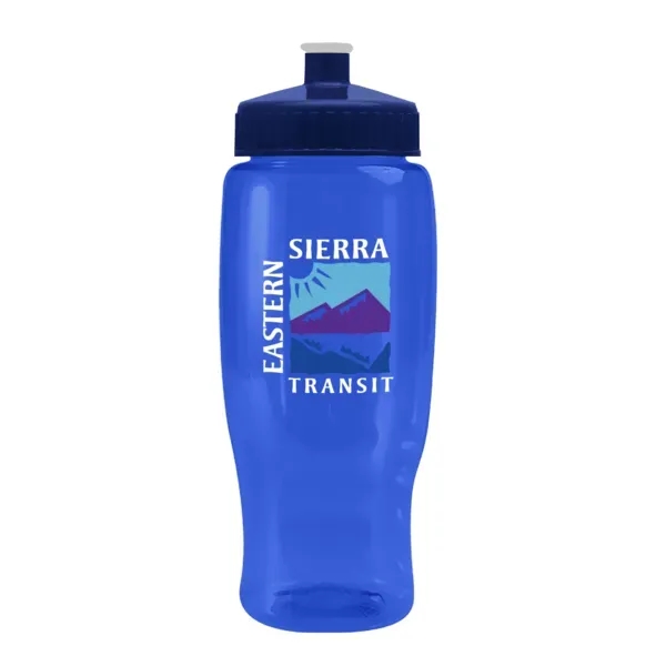 27 oz. transparent recycled PET bottle with push-pull lid.... from ASI 88060 Snugz/USA Inc