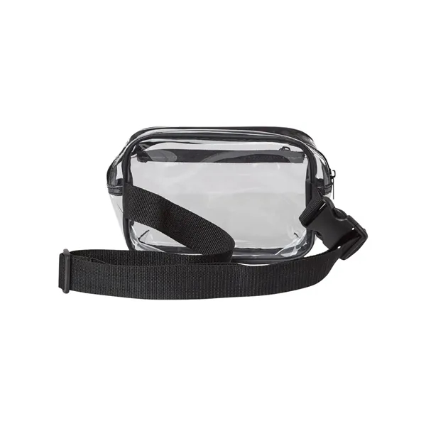 Liberty Bags Clear Stadium 2-Pocket Fanny Pack/Crossbody Bag... from ASI 84358 S&S Activewear