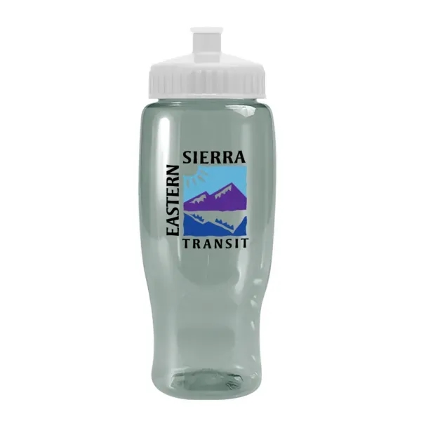27 oz. transparent recycled PET bottle with push-pull lid.... from ASI 88060 Snugz/USA Inc