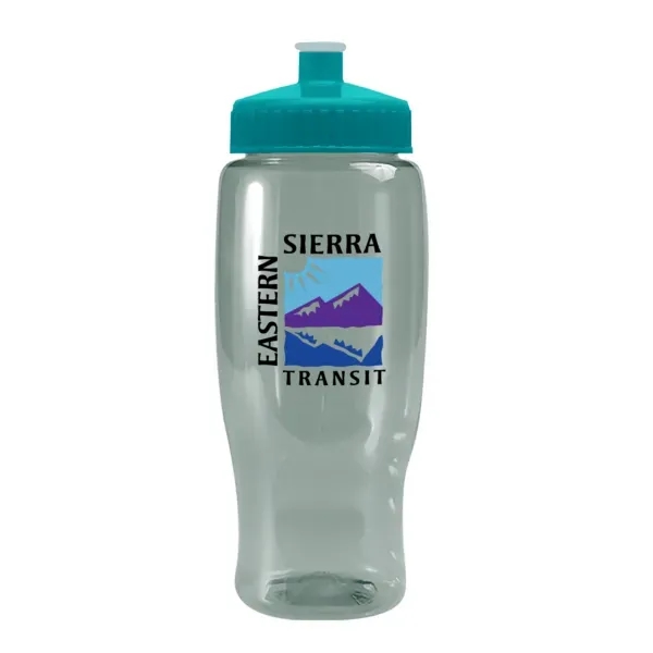 27 oz. transparent recycled PET bottle with push-pull lid.... from ASI 88060 Snugz/USA Inc