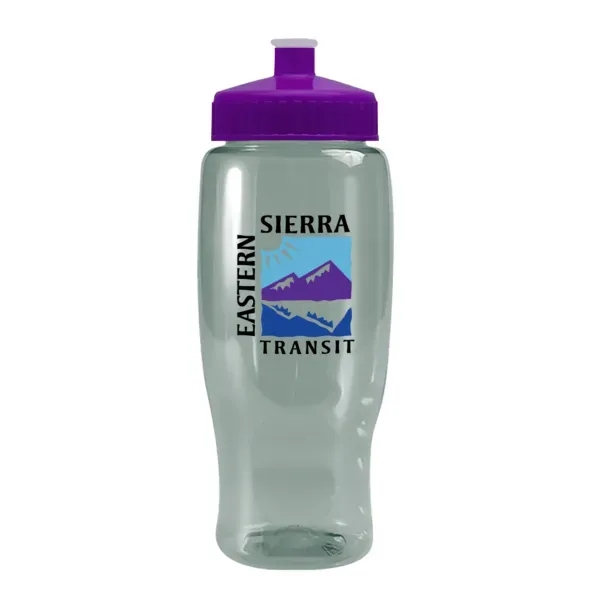 27 oz. transparent recycled PET bottle with push-pull lid.... from ASI 88060 Snugz/USA Inc