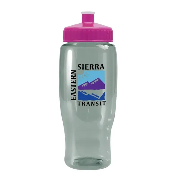 27 oz. transparent recycled PET bottle with push-pull lid.... from ASI 88060 Snugz/USA Inc