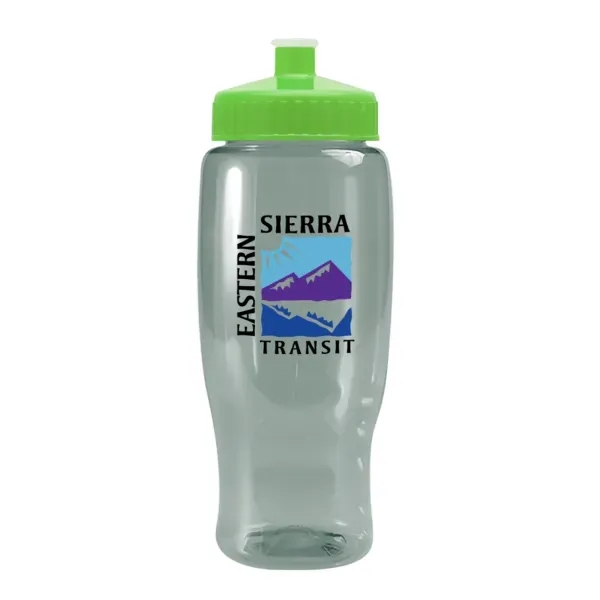 27 oz. transparent recycled PET bottle with push-pull lid.... from ASI 88060 Snugz/USA Inc