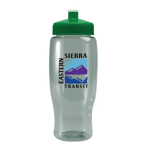 27 oz. transparent recycled PET bottle with push-pull lid.... from ASI 88060 Snugz/USA Inc
