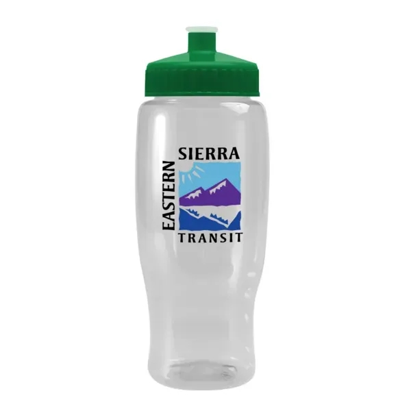 27 oz. transparent recycled PET bottle with push-pull lid.... from ASI 88060 Snugz/USA Inc