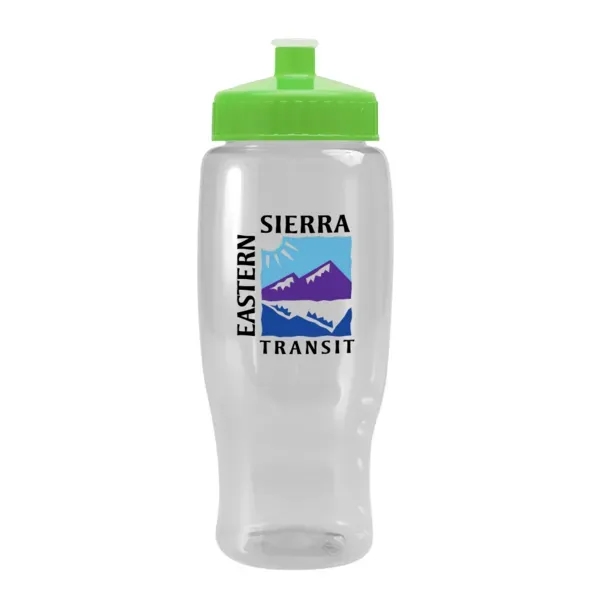 27 oz. transparent recycled PET bottle with push-pull lid.... from ASI 88060 Snugz/USA Inc