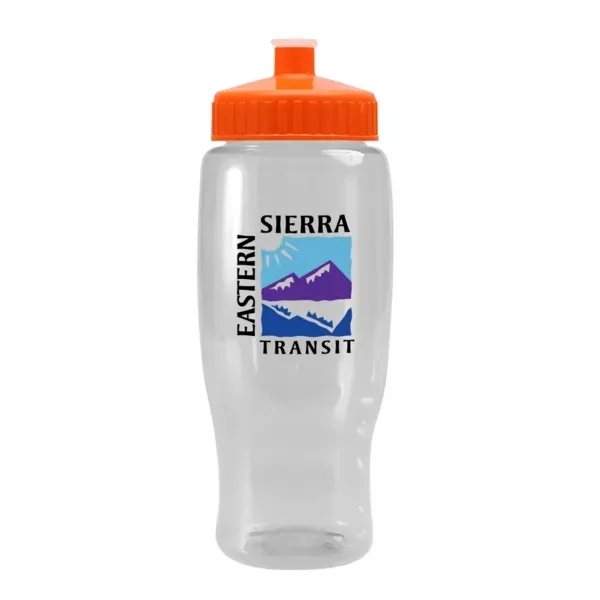 27 oz. transparent recycled PET bottle with push-pull lid.... from ASI 88060 Snugz/USA Inc