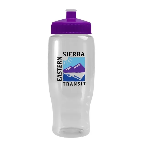 27 oz. transparent recycled PET bottle with push-pull lid.... from ASI 88060 Snugz/USA Inc