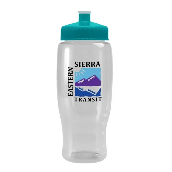 27 oz. transparent recycled PET bottle with push-pull lid.... from ASI 88060 Snugz/USA Inc