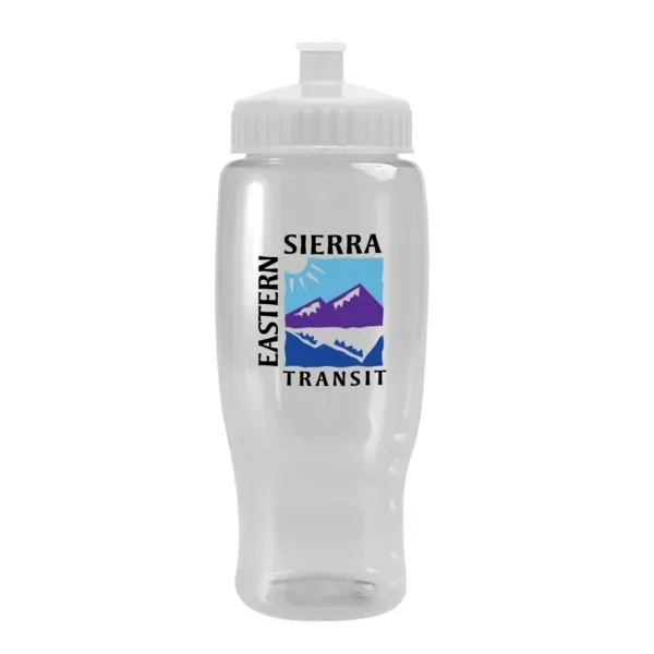 27 oz. transparent recycled PET bottle with push-pull lid.... from ASI 88060 Snugz/USA Inc