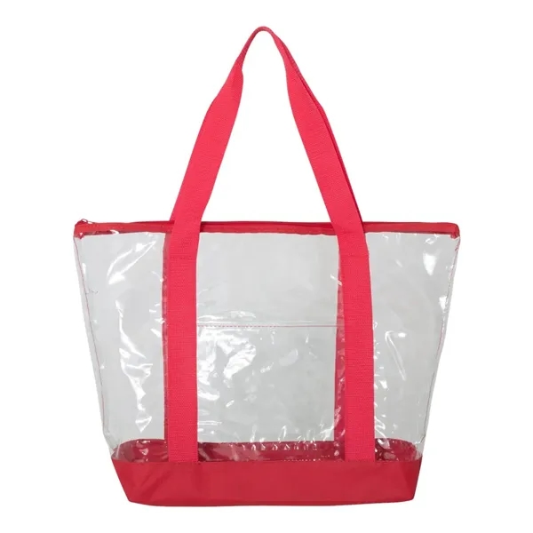 Clear PVC boat tote with colored accents.... from ASI 84358 S&S Activewear
