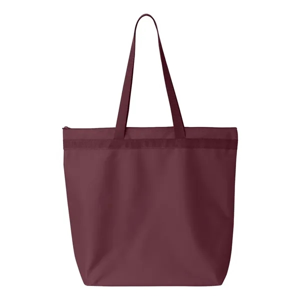 Recycled zipper tote. Blank product.... from ASI 84358 S&S Activewear