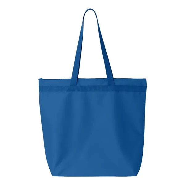Recycled zipper tote. Blank product.... from ASI 84358 S&S Activewear