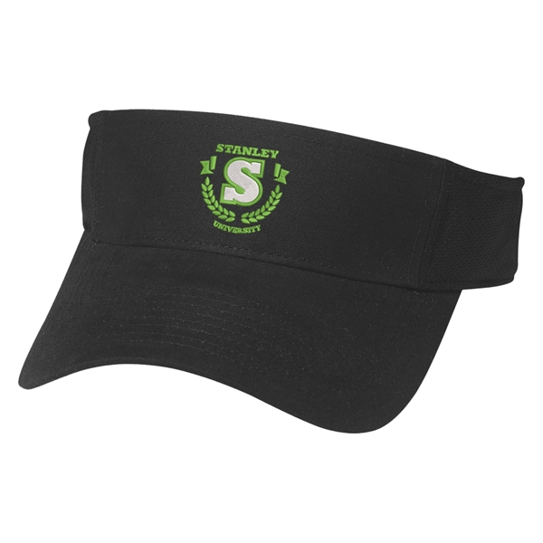 Mesh Back Visor.  60% Cotton/40% Polyester.  Pre-Curved Visor. ... from ASI 61125 Hit Promotional Products / Hit®