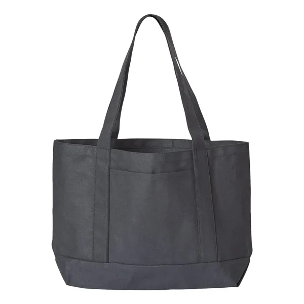 Canvas boater tote. Blank product.... from ASI 84358 S&S Activewear