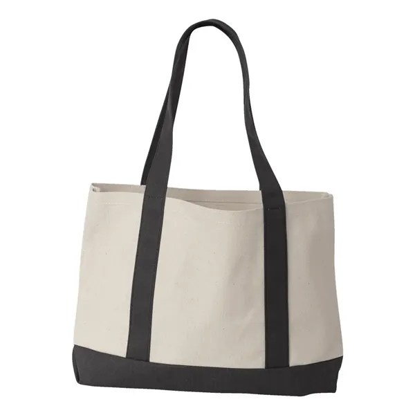 Canvas boater tote. Blank product.... from ASI 84358 S&S Activewear
