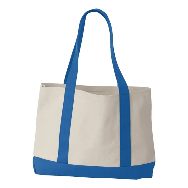 Canvas boater tote. Blank product.... from ASI 84358 S&S Activewear