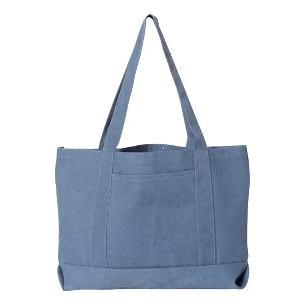 Pigment Dyed Premium 12 Ounce Canvas Gusseted Tote... from ASI 84358 S&S Activewear