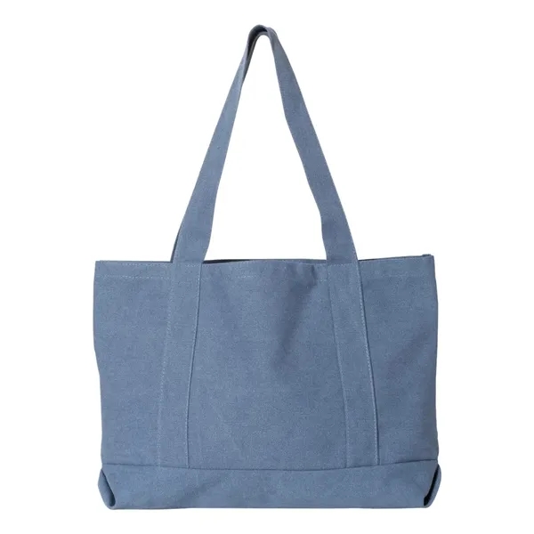 Pigment Dyed Premium 12 Ounce Canvas Gusseted Tote... from ASI 84358 S&S Activewear