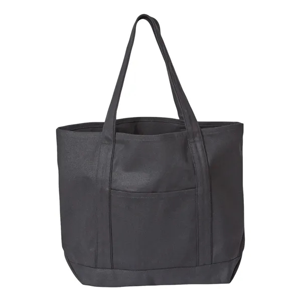 Heavy-duty cotton canvas tote bag... from ASI 84358 S&S Activewear