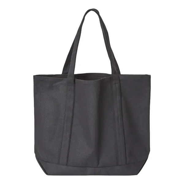 Heavy-duty cotton canvas tote bag... from ASI 84358 S&S Activewear