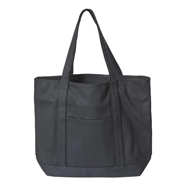 Liberty Bags X-Large Boater Tote with Zippered Closure... from ASI 84358 S&S Activewear