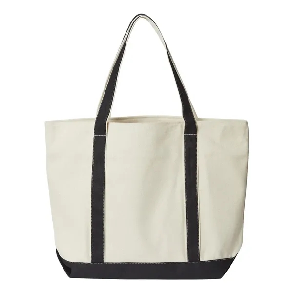 Liberty Bags X-Large Boater Tote with Zippered Closure... from ASI 84358 S&S Activewear