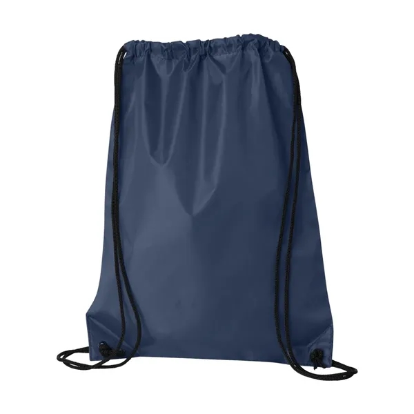 Drawstring backpack with black cord drawstring. Blank product.... from ASI 84358 S&S Activewear