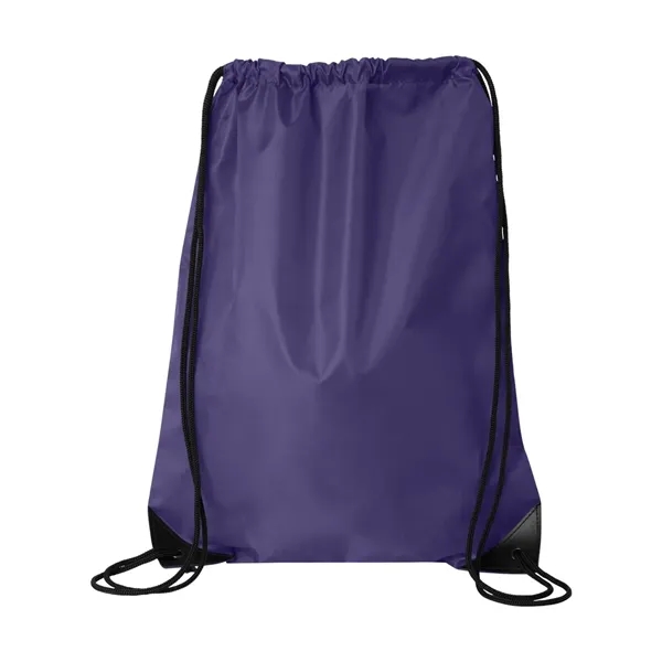 Drawstring backpack with black cord drawstring. Blank product.... from ASI 84358 S&S Activewear