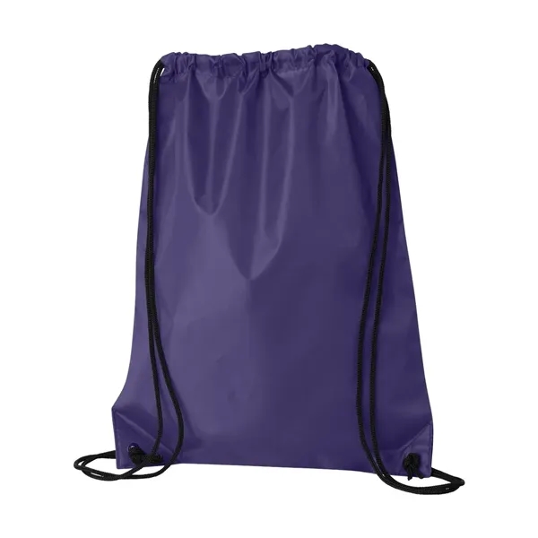 Drawstring backpack with black cord drawstring. Blank product.... from ASI 84358 S&S Activewear