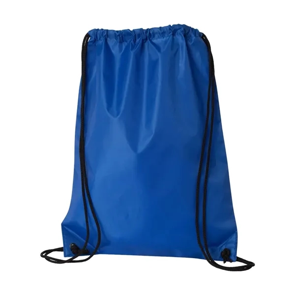 Drawstring backpack with black cord drawstring. Blank product.... from ASI 84358 S&S Activewear