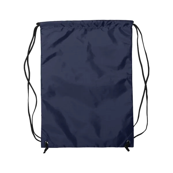 Nylon zippered drawstring backpack, blank.... from ASI 84358 S&S Activewear