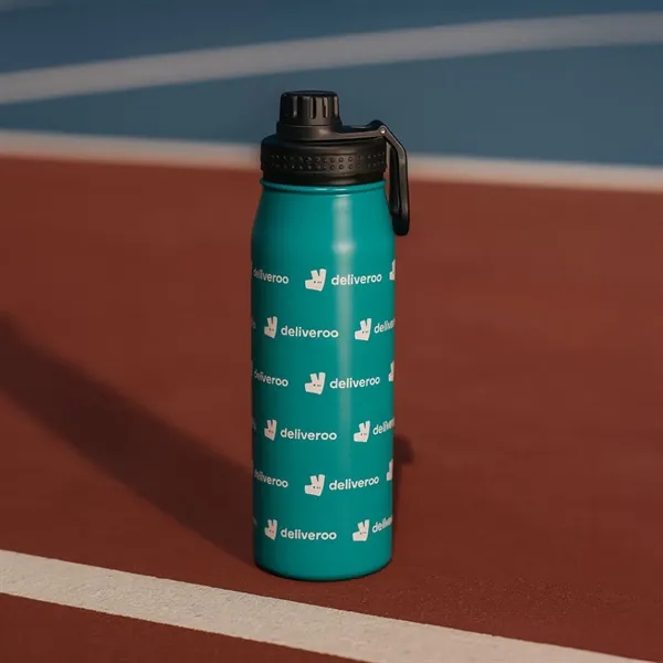 This 27oz double wall vacuum insulated water bottle is durable and... from ASI 84592 St Regis Group