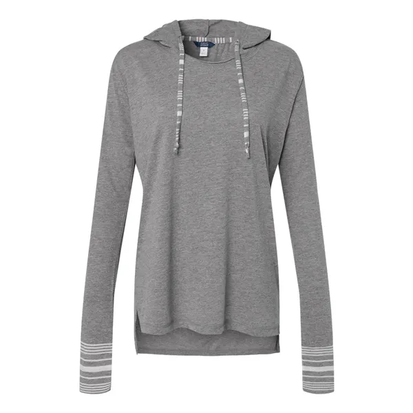 MV Sport Women's Heathered Jersey Hooded Tunic... from ASI 84358 S&S Activewear