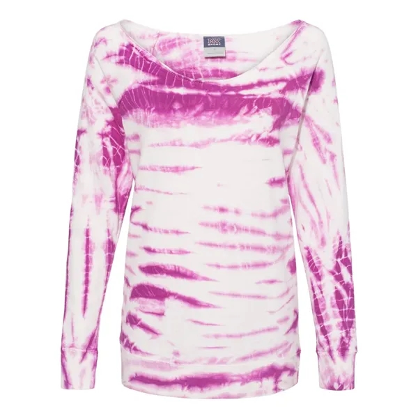 MV Sport Women's French Terry Off-the-Shoulder Tie-Dyed S...... from ASI 84358 S&S Activewear