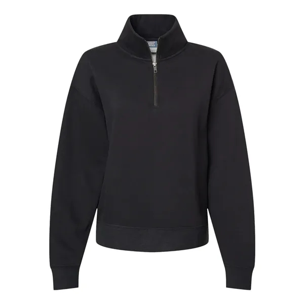 MV Sport Women's Sueded Fleece Quarter-Zip Sweatshirt... from ASI 84358 S&S Activewear