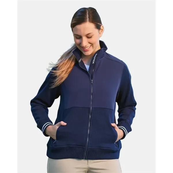 Nautica Women's Navigator Fleece Full-Zip Jacket... from ASI 84358 S&S Activewear