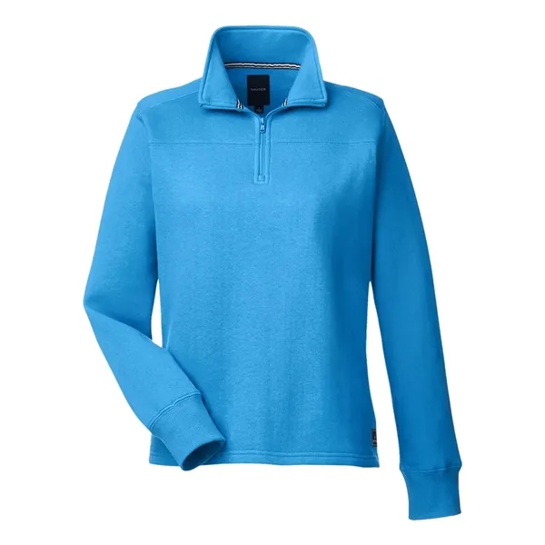 Nautica Women's Anchor Fleece Quarter-Zip Sweatshirt... from ASI 84358 S&S Activewear