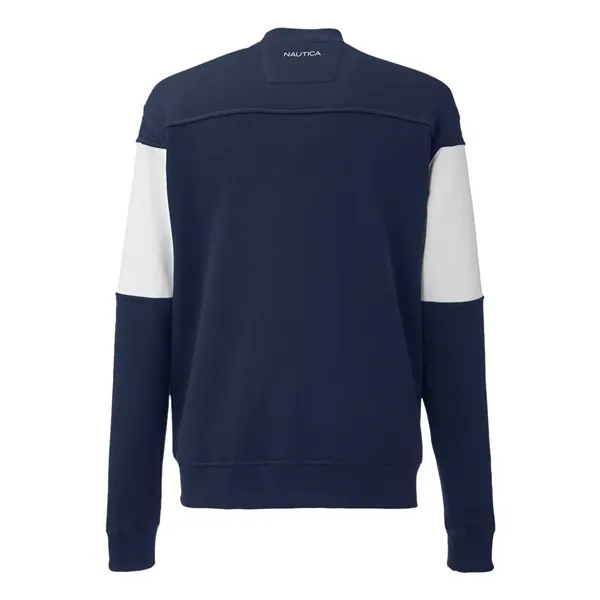 Nautica Anchor Fleece Colorblocked Bomber Jacket... from ASI 84358 S&S Activewear