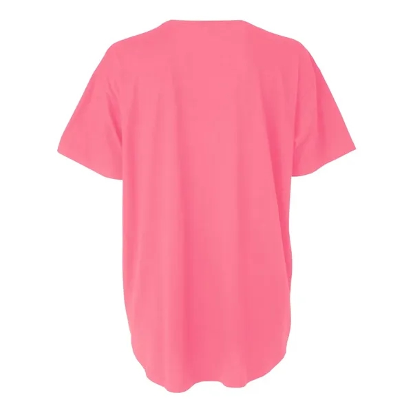 Women's lightweight flow tee with a relaxed crew neckline, side seams,... from ASI 84358 S&S Activewear