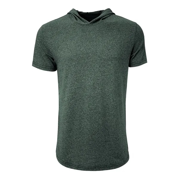 Mock twist short sleeve hoody with a slightly relaxed athletic fit,... from ASI 84358 S&S Activewear