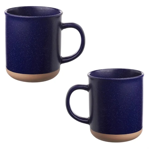 Aurora speckled ceramic coffee mug, 13.5 oz. capacity plus 1 color... from ASI 37218 Athena Promo (tm)