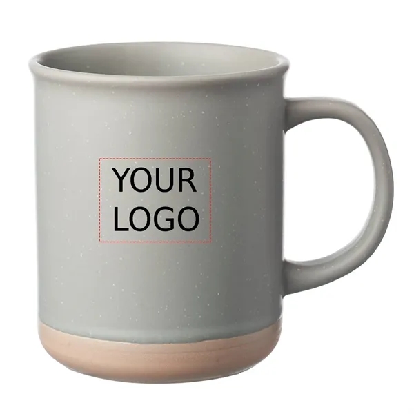 Aurora speckled ceramic coffee mug, 13.5 oz. capacity plus 1 color... from ASI 37218 Athena Promo (tm)