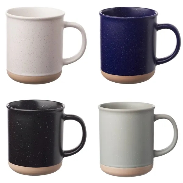 Aurora speckled ceramic coffee mug, 13.5 oz. capacity plus 1 color... from ASI 37218 Athena Promo (tm)