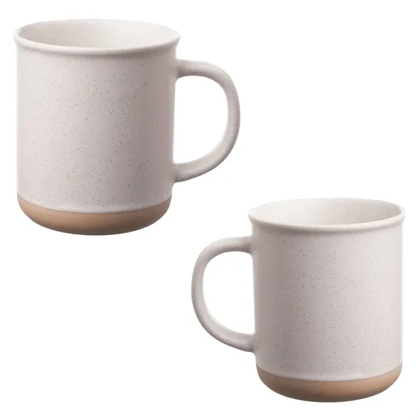 Aurora speckled ceramic coffee mug, 13.5 oz. capacity plus 1 color... from ASI 37218 Athena Promo (tm)