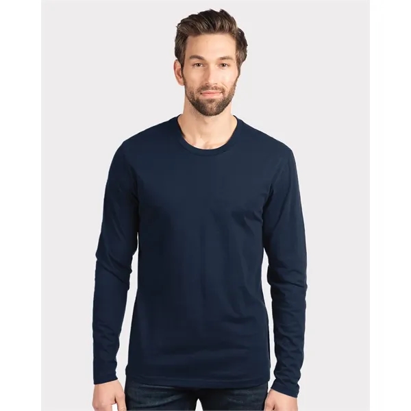 Long sleeve crew neck T-shirt made of 100% combed ringspun cotton... from ASI 84358 S&S Activewear
