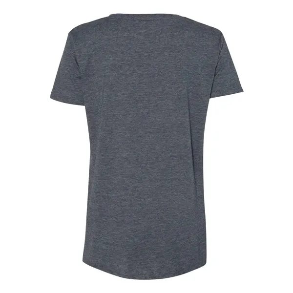 Women's relaxed fit poly-cotton blended t-shirt with scoop neckline, baby rib,... from ASI 84358 S&S Activewear