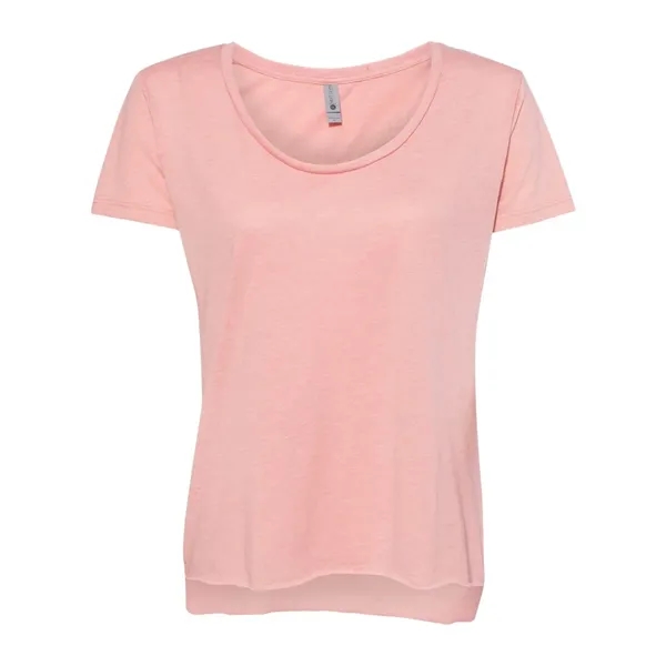 Women's relaxed fit poly-cotton blended t-shirt with scoop neckline, baby rib,... from ASI 84358 S&S Activewear